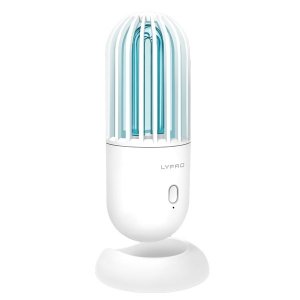 LYFRO Hova lampa dezynfekująca UV-C z funkcją ozonowania sterylizator biały/white