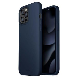 UNIQ etui Lino iPhone 13 Pro Max 6,7niebieski/marine blue