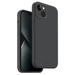 UNIQ etui Lino Hue iPhone 14 / 15 / 136,1 Magclick Charging szary/charcoal grey