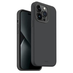 UNIQ etui Lino Hue iPhone 14 Pro 6,1Magclick Charging szary/charcoal grey