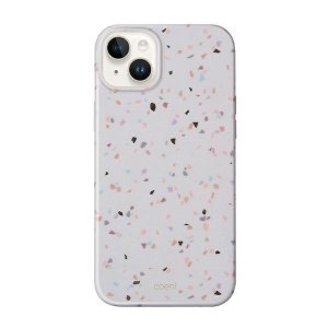 UNIQ etui Coehl Terrazzo iPhone 14 / 15/ 13 6,1 piaskowy/sandstone
