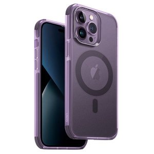 UNIQ etui Combat iPhone 14 Pro Max 6,7 Magclick Charging purpurowy/fig purple