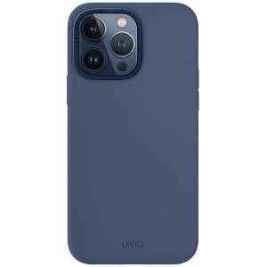 UNIQ etui Lino Hue iPhone 15 Pro Max 6.7 Magclick Charging granatowy/navy blue