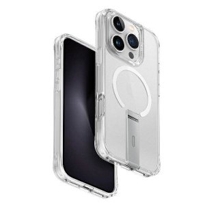 UNIQ etui Eleva with Vertica StandiPhone 16 Pro 6.3 przeźroczysty/lucent clear