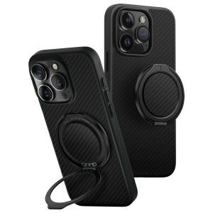 UNIQ etui Keva Air iPhone 16 Pro 6.3    Magclick Charging czarny/carbon black