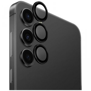 Szkło na obiektyw aparatu UNIQ Optix     Aluminium Camera Lens do Samsung Galaxy S25 czarny