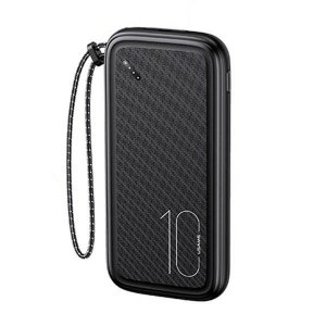 USAMS Powerbank PB56 10000mAh 2xUSB /USB-C / MicroUSB Fast Charge czarny/black 10KCD15001 (US-CD150)