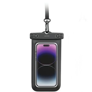 USAMS Etui wodoodporne 6.7 IP68czarny/black FSD1201 (US-YD012)