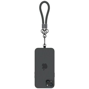 USAMS Uniwersalna smycz do telefonu 30cmczarny/black ZB283GS01 (US-ZB283)