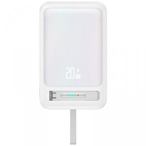 Powerbank USAMS XM Series CD219 10000mAh Magnetic Wireless biały