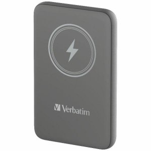 Verbatim Powerbank indukcyjny `n` Go 15W10000mAh Wireless Magnetic szary/grey 32249