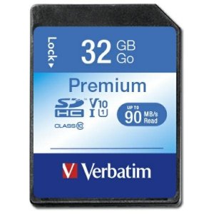 Verbatim Karta Premium U1 SDHC 32GB V10  czarny/black 43963