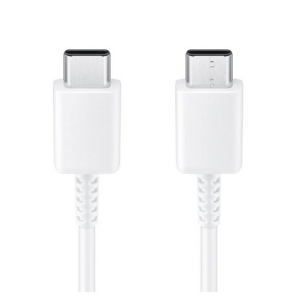 Oryginalny Kabel Samsung EP-DA705BW 3A 1m. USB-C - USB-C biały/white