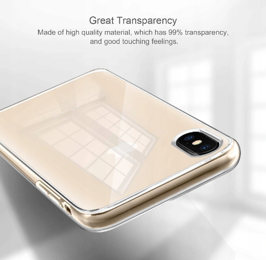 RETECK - SUPERMOCNE ETUI HYBRYDOWE CRYSTAL CASE DO iPHONE X/XS