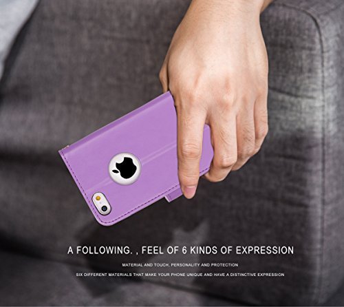 FYY Etui book case ze smyczką - iPhone 6+/6S+ (5.5) (fioletowy)