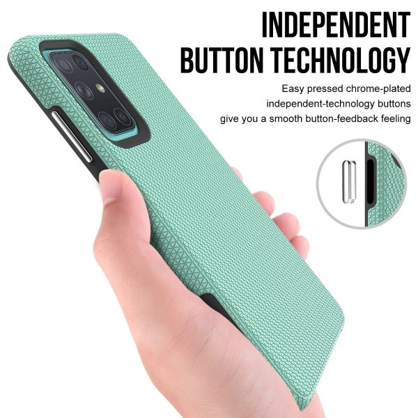 X-GUARD DUAL LAYER RUGGED CASE Pancerne etui Samsung Galaxy A72 4G / A72 5G (miętowy)