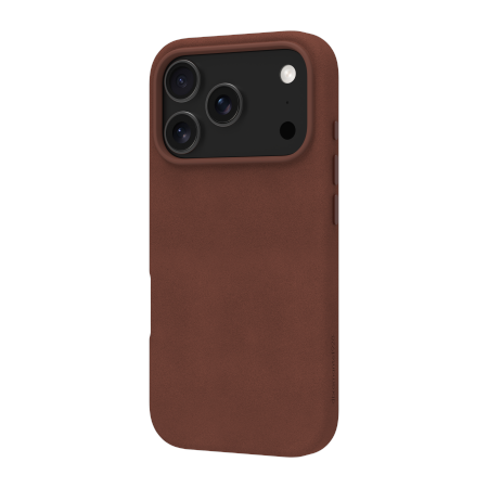 dbramante 1928 Lynge MS - skórzane etui ochronne do iPhone 17 Pro kompatybilne z MagSafe (dark tan)