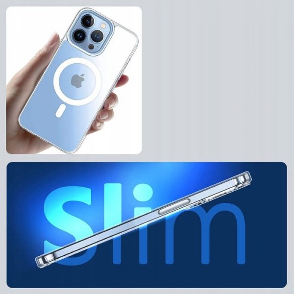 ETUI PLECKI CASE NAKŁADKA TECH-PROTECT  MAGMAT MAGSAFE IPHONE 13 PRO MAX CLEAR