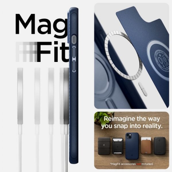 ETUI SPIGEN  MAG ARMOR IPHONE 14 PLUS / 15 PLUS NAVY BLUE