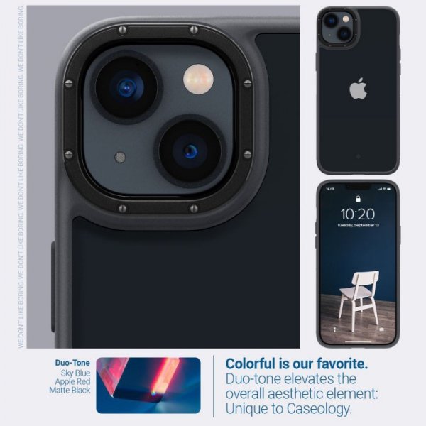 CASEOLOGY SKYFALL IPHONE 14 PLUS / 15 PLUS MATTE BLACK