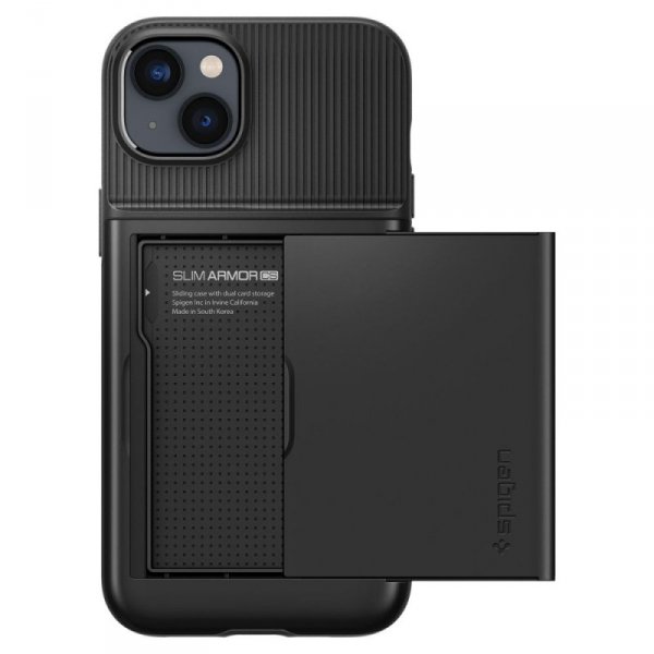 ETUI SPIGEN  SLIM ARMOR CS IPHONE 14 PLUS / 15 PLUS BLACK