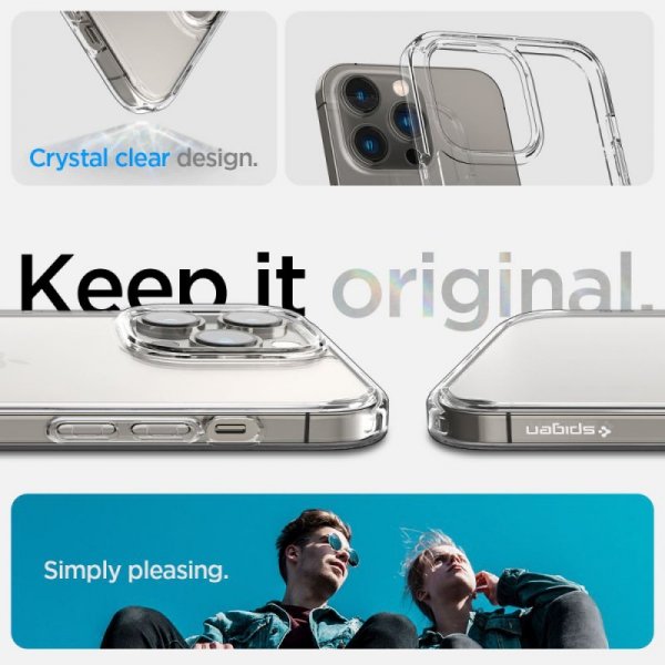 ETUI SPIGEN  ULTRA HYBRID IPHONE 14 PRO MAX CRYSTAL CLEAR