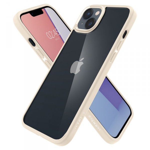 ETUI SPIGEN  ULTRA HYBRID IPHONE 14 PLUS / 15 PLUS SAND BEIGE