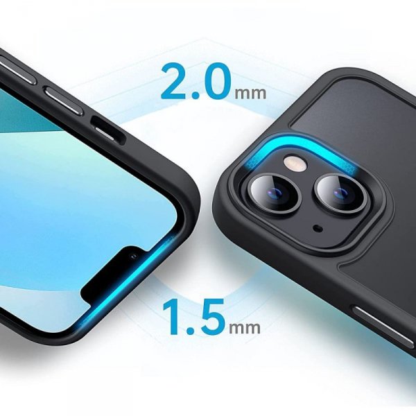 ETUI PLECKI CASE NAKŁADKA TECH-PROTECT  MAGMAT MAGSAFE IPHONE 14 PRO MAX MATTE BLACK