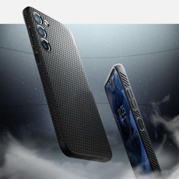 ETUI SPIGEN  LIQUID AIR GALAXY S23+ PLUS MATTE BLACK