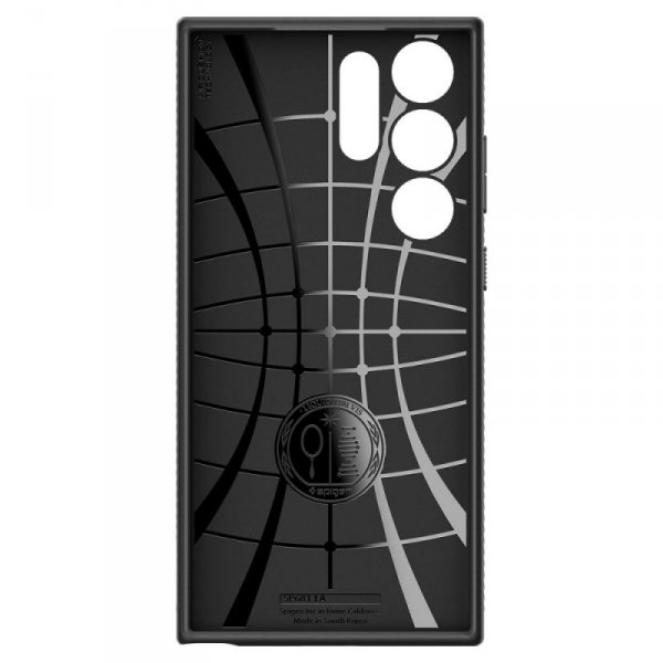 ETUI SPIGEN  LIQUID AIR GALAXY S23 ULTRA MATTE BLACK