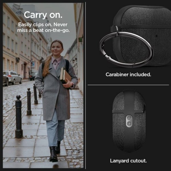 ETUI SPIGEN  URBAN FIT APPLE AIRPODS PRO 1 / 2 BLACK
