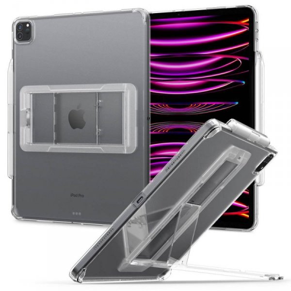 ETUI SPIGEN  AIRSKIN HYBRID ”S” IPAD PRO 12.9 4 / 5 / 6 / 2020-2022 CRYSTAL CLEAR
