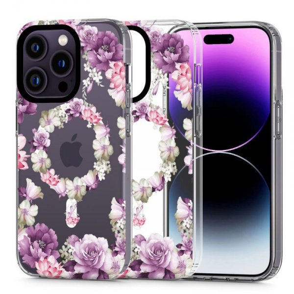 TECH-PROTECT MAGMOOD MAGSAFE IPHONE 14 PRO ROSE FLORAL