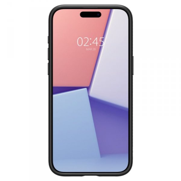ETUI SPIGEN  LIQUID AIR IPHONE 15 PRO MAX MATTE BLACK