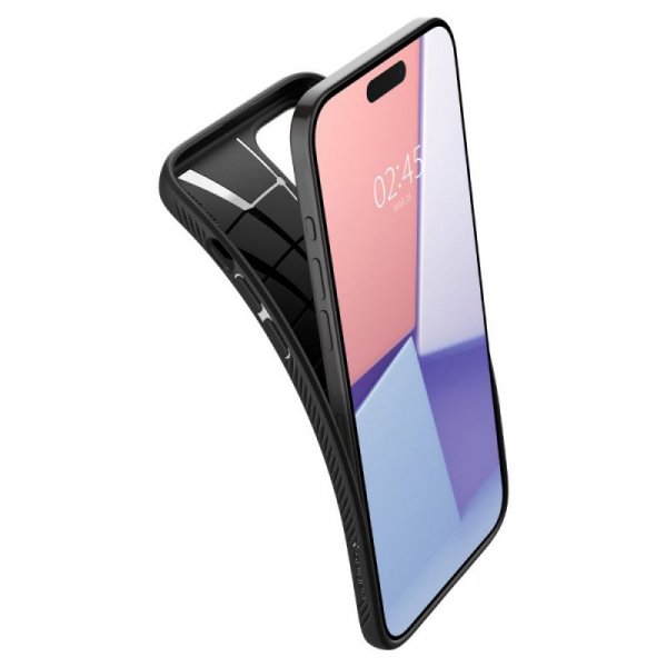 ETUI SPIGEN  LIQUID AIR IPHONE 15 PRO MAX MATTE BLACK