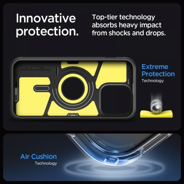 ETUI SPIGEN  TOUGH ARMOR MAG MAGSAFE IPHONE 15 PRO MAX BLACK