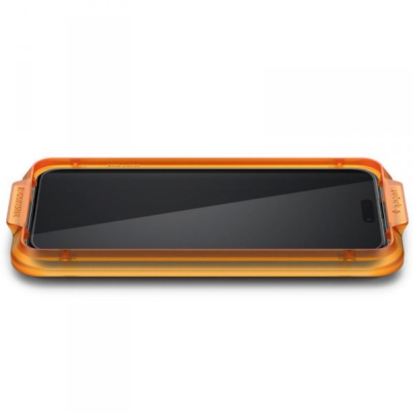 SZKŁO HARTOWANE SPIGEN ALM GLASS FC 2-PACK IPHONE 15 PRO MAX BLACK