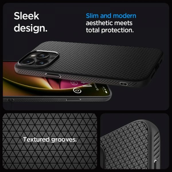 ETUI SPIGEN  LIQUID AIR IPHONE 15 PRO MATTE BLACK