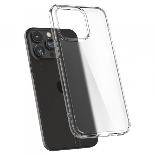 ETUI SPIGEN  ULTRA HYBRID IPHONE 15 PRO FROST CLEAR
