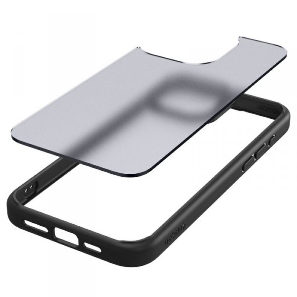 ETUI SPIGEN  ULTRA HYBRID IPHONE 15 PRO FROST BLACK