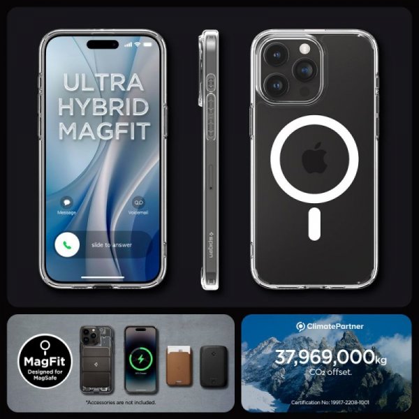 ETUI SPIGEN  ULTRA HYBRID MAG MAGSAFE IPHONE 15 PRO WHITE