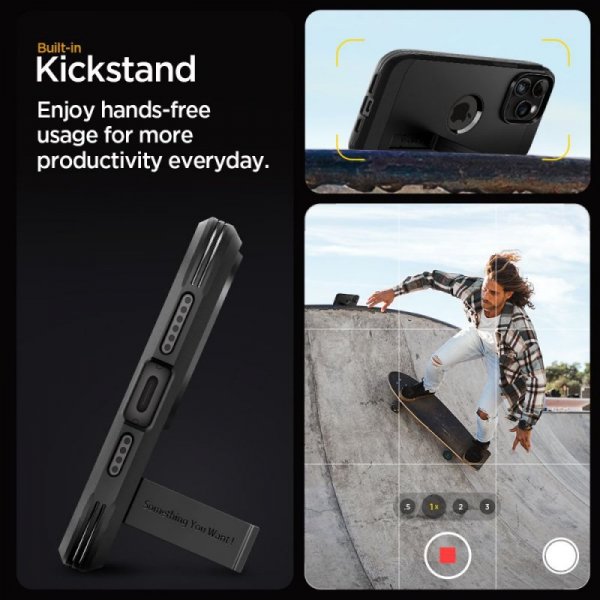 ETUI SPIGEN  TOUGH ARMOR MAG MAGSAFE IPHONE 15 PRO BLACK