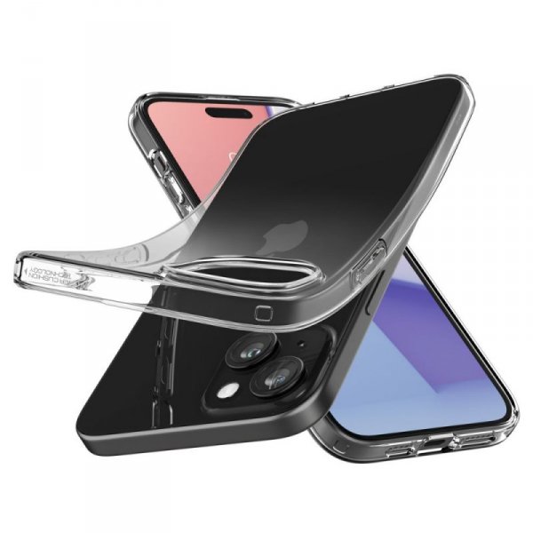 ETUI SPIGEN  LIQUID CRYSTAL IPHONE 15 CRYSTAL CLEAR