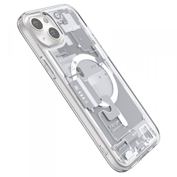 ETUI SPIGEN  ULTRA HYBRID MAG MAGSAFE IPHONE 15 ZERO ONE WHITE