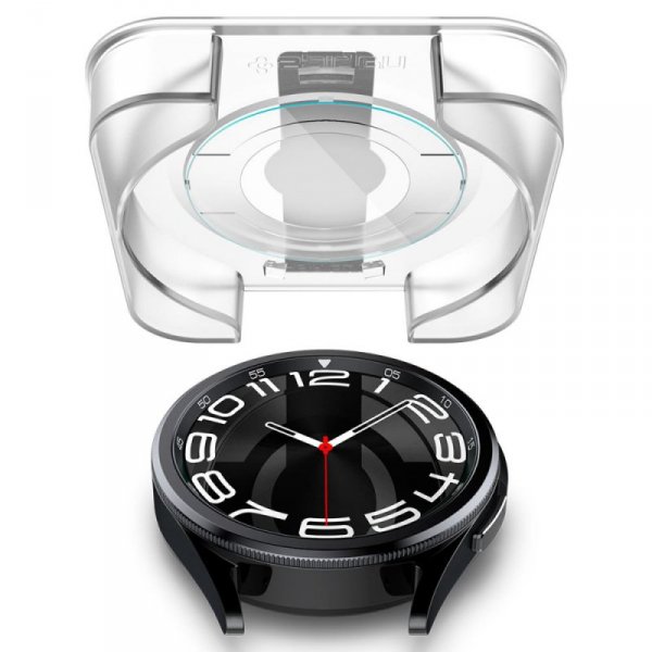 SZKŁO HARTOWANE SPIGEN GLAS.TR ”EZ-FIT” 2-PACK GALAXY WATCH 6 CLASSIC (43 MM) CLEAR