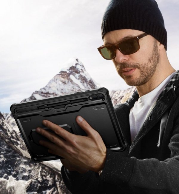 TECH-PROTECT KEVLAR PRO SAMSUNG GALAXY TAB S9+ PLUS /  S10+ PLUS 12.4 X810 / X816B / X826B BLACK
