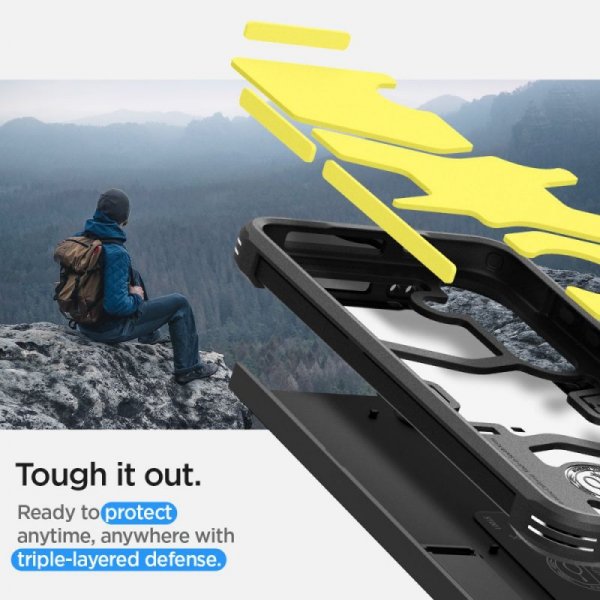 ETUI SPIGEN  TOUGH ARMOR GALAXY S24+ PLUS BLACK