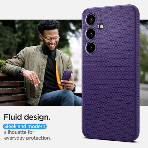 ETUI SPIGEN  LIQUID AIR GALAXY S24 DEEP PURPLE
