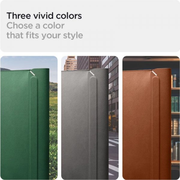 ETUI SPIGEN  VALENTINUS SLEEVE LAPTOP 15-16 JEJU GREEN