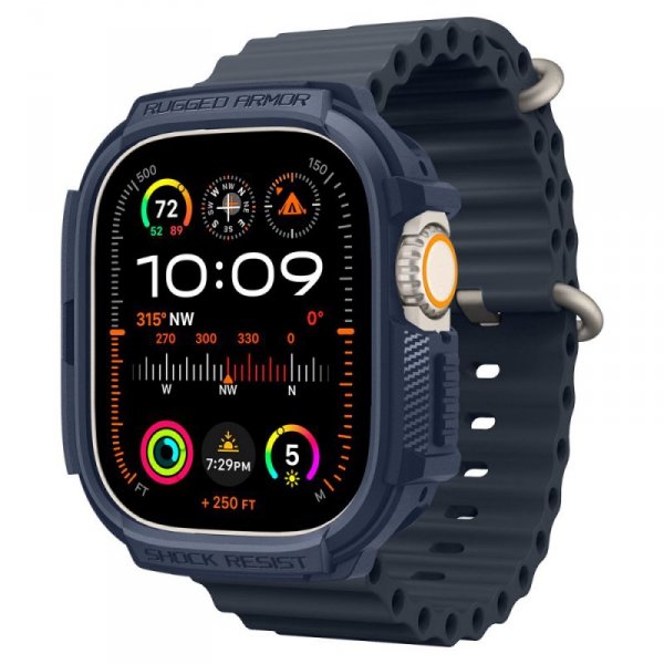 ETUI SPIGEN  RUGGED ARMOR APPLE WATCH ULTRA 1 / 2 (49 MM) NAVY BLUE